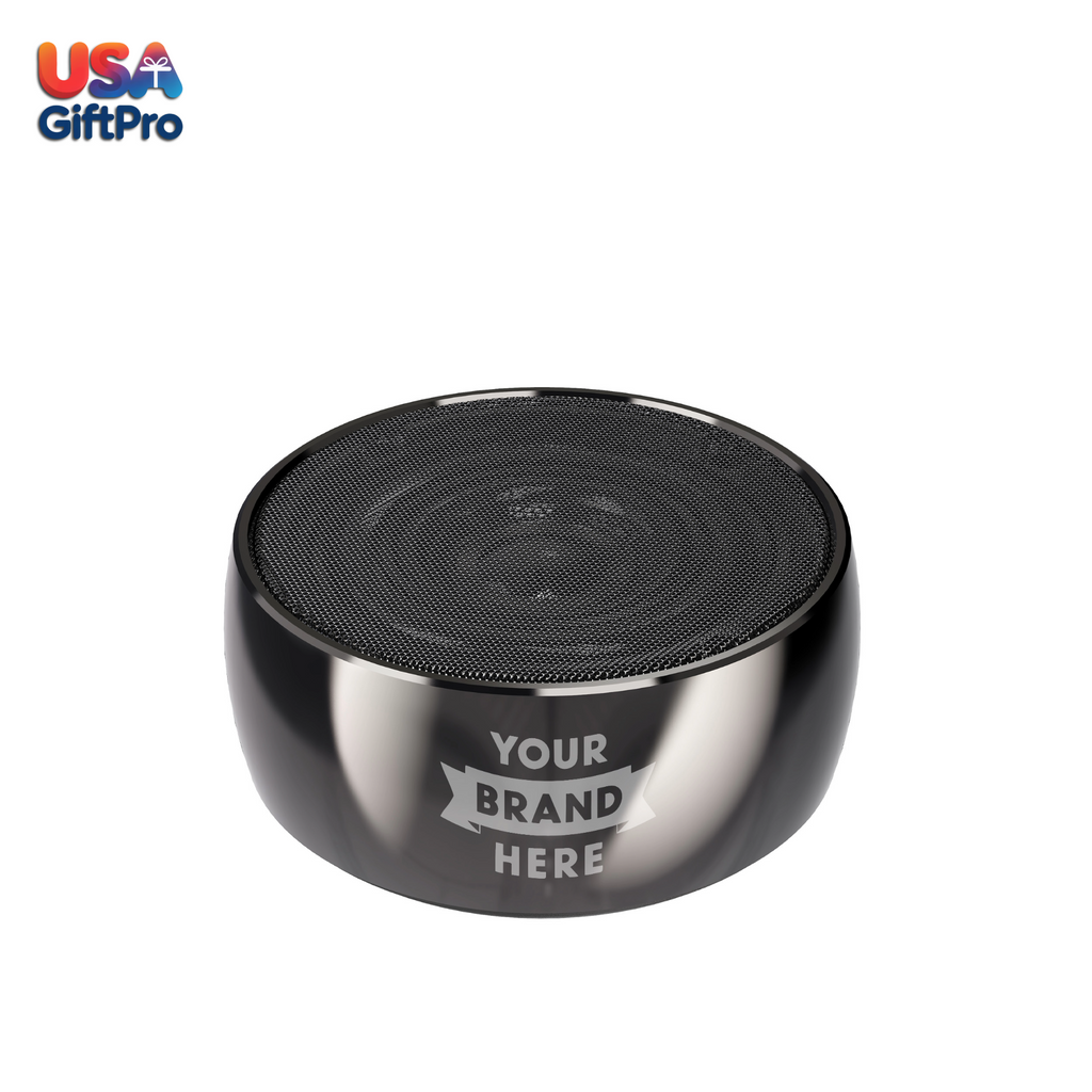 Premium Titanium Portable Speaker – Customizable Gun Gloss Finish, Wireless Bluetooth